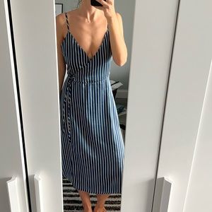Love + Harmony midi wrap dress